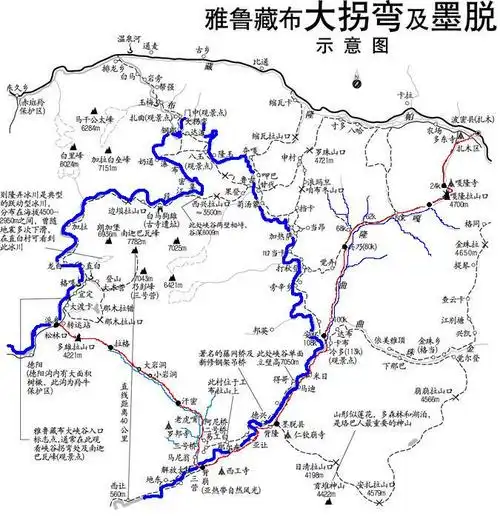 墨脱徒步攻略-墨脱徒步旅游线路地图-西行川藏