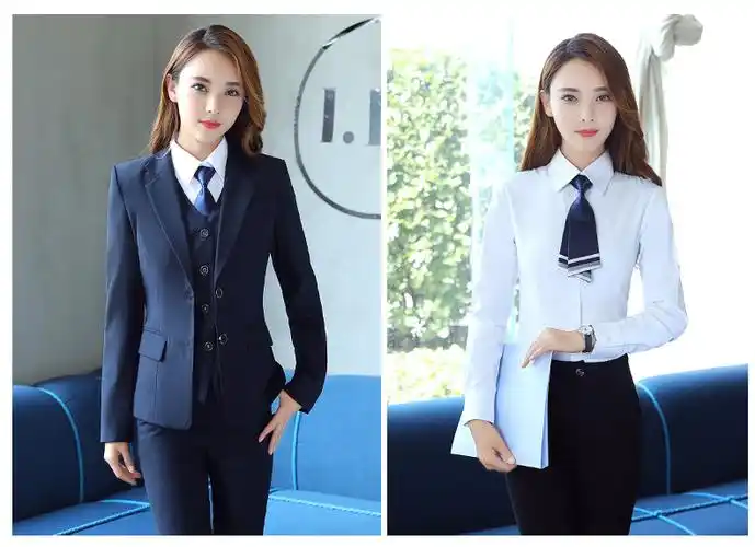 衬衫男女工装工作服白色衬衫裤子西装男xxl码尺码问题可以联系客服