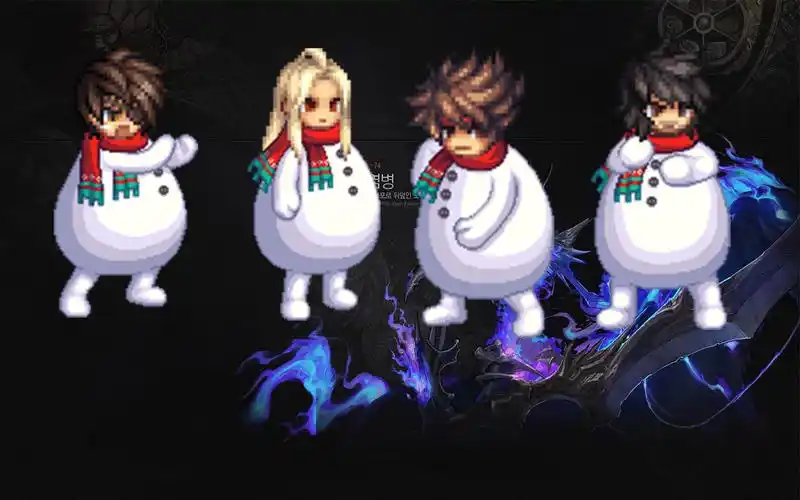 【dnf】你们要的蓝格斗二觉雪人套(内置语音包)_哔哩哔哩_bilibili