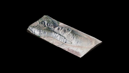 巴丹吉林沙漠沙丘链