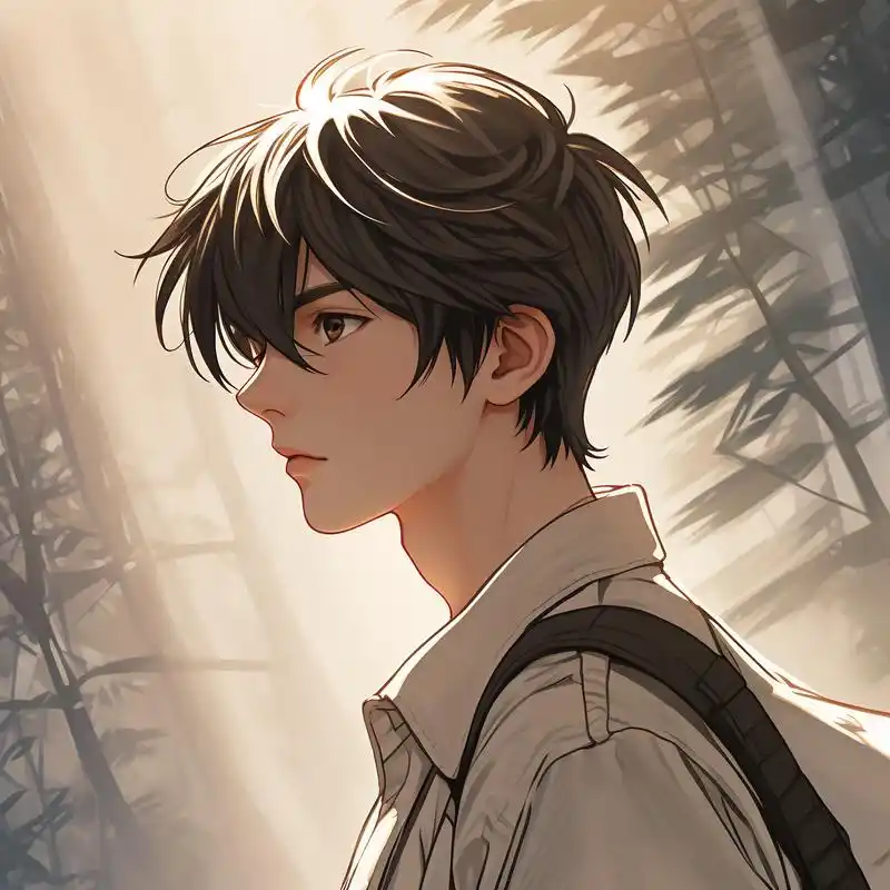 90侧面男生头像精选92 侧面男生头像,展现男性深沉与魅力的一面.