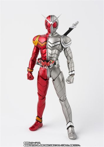 万代 shf魂限定 真骨雕 假面骑士w hm炽热金属