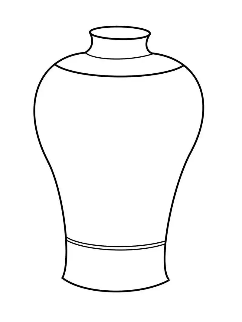 青花瓷瓶简笔画 找不到可以绘画的青花瓷瓶简笔画,那就自己画几个吧