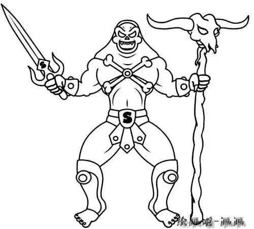 怪物的画法 - 简笔画 - 智慧妈咪网小妖怪的简笔画神话人物简笔画小