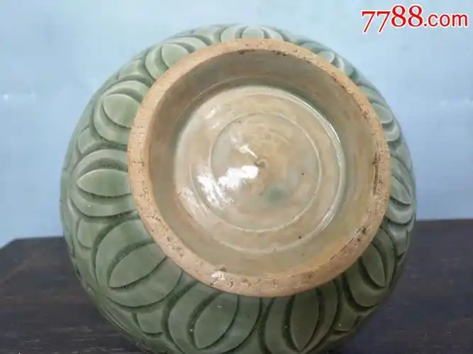 耀州窑刻花小罐