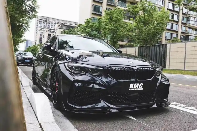 宝马新三系改装gs380套件包围轮毂黑武士案例