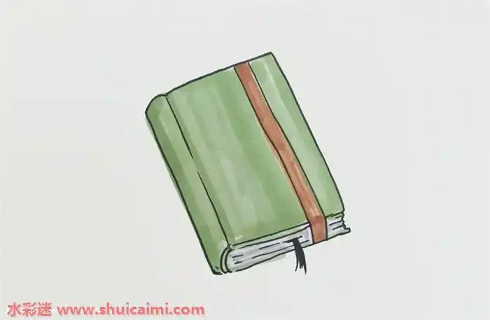 本子简笔画的画法步骤图解