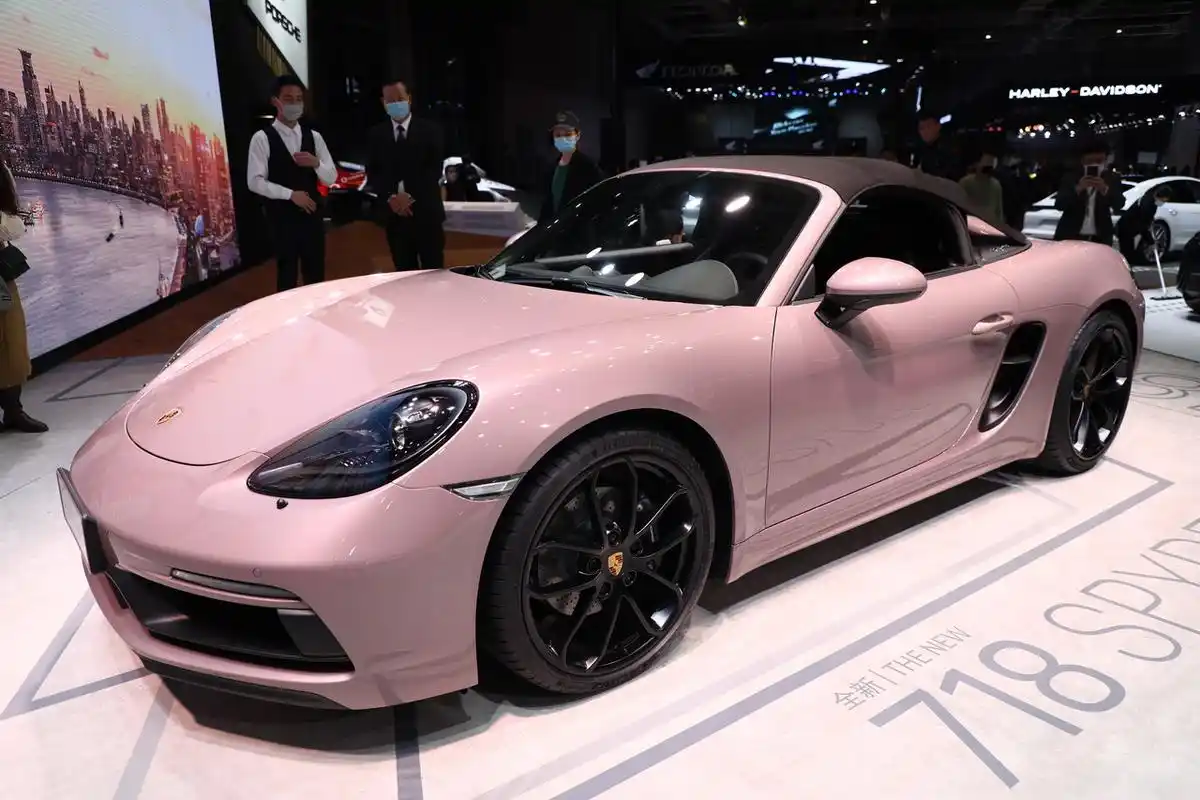2021上海车展实拍:保时捷718