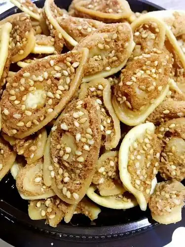 芝麻猫耳朵,满满的芝麻,余香让你停不下来