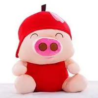 红色猪头像可爱图片大全_微信头像图片大全