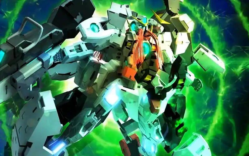 【机体演示】起动unevo gn-005 德天使高达 / gn-004 娜德雷高达(机动