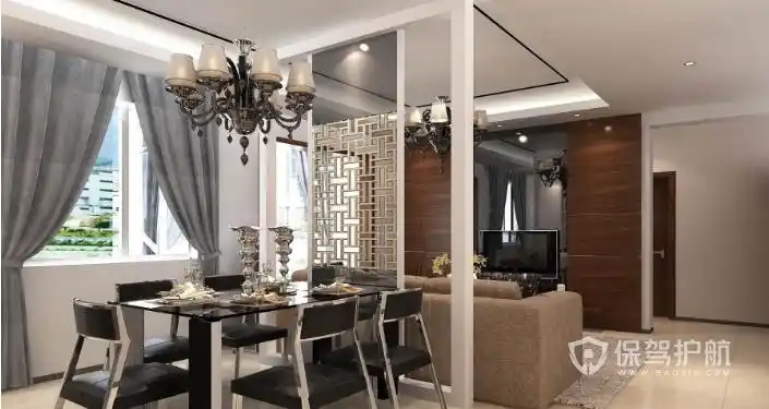 客厅餐厅隔断装修效果图