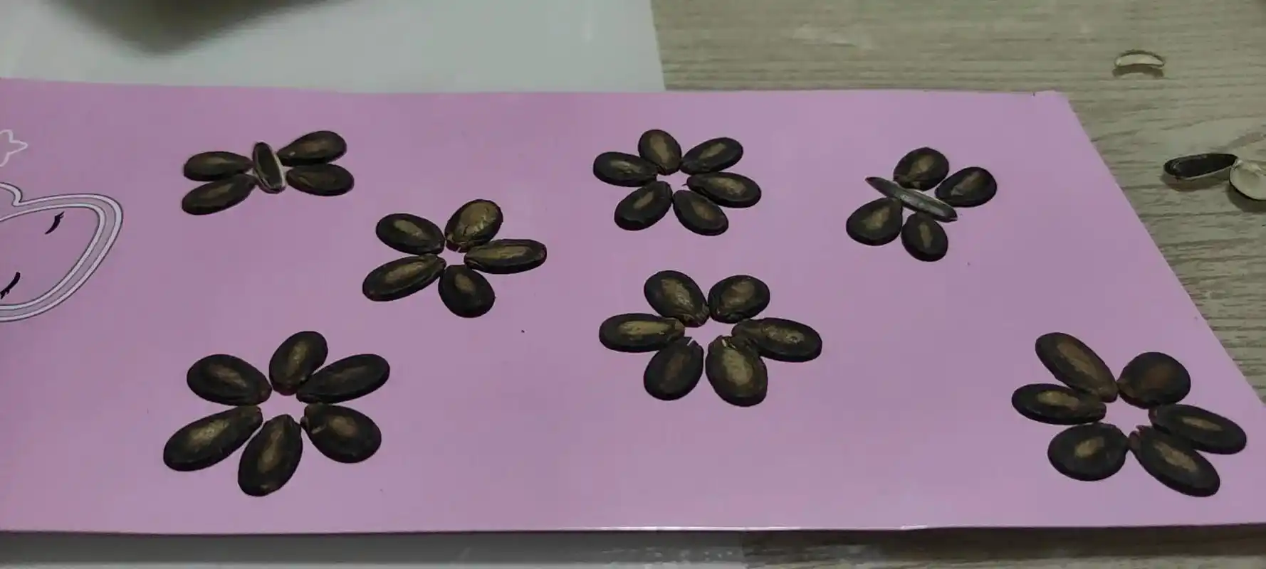 瓜子皮的各种摆法 - 抖音