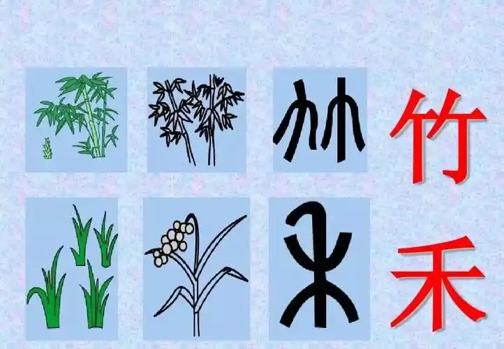 嗳怎么读-一年级象形字配图,看一眼就牢牢记住!(干货)_展厅资源联盟