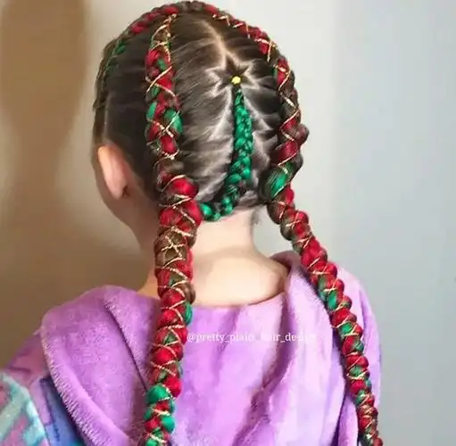 最新款小女孩好看的辫子编发发型好看的辫子发型编法小女孩