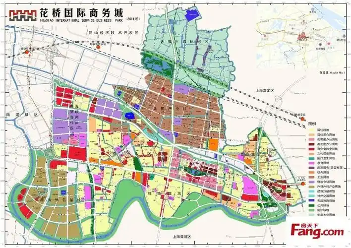 花桥经济开发区区域最新规划图