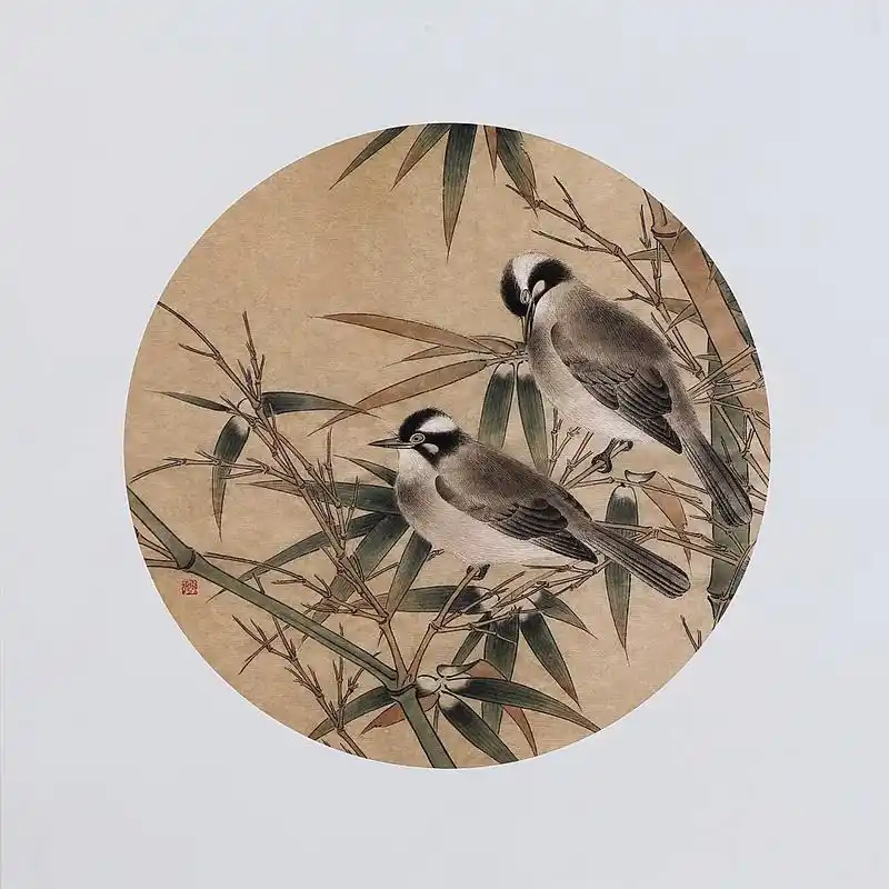 每一幅作品都是那么唯美当代工笔花鸟画一直受到国人喜欢