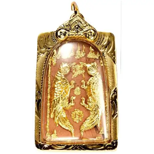 阿赞佳人缘鸟佛牌吊坠-泰国龙婆崇猜大师