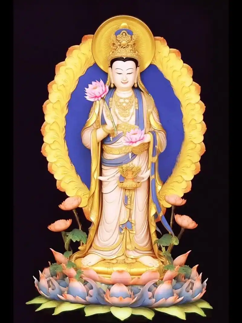 本命佛八大守护神系列 | 大势至菩萨 #每秒都值得记录# 大势至菩萨是