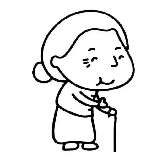 男老人的简笔画视频教程