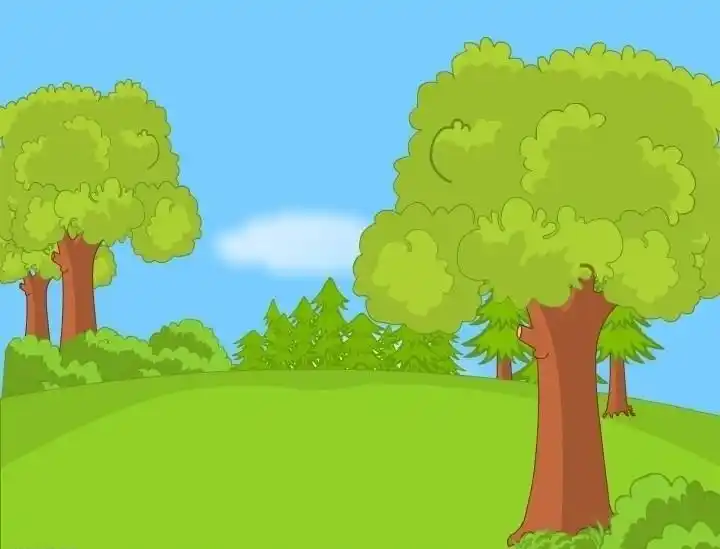 卡通森林背景图片