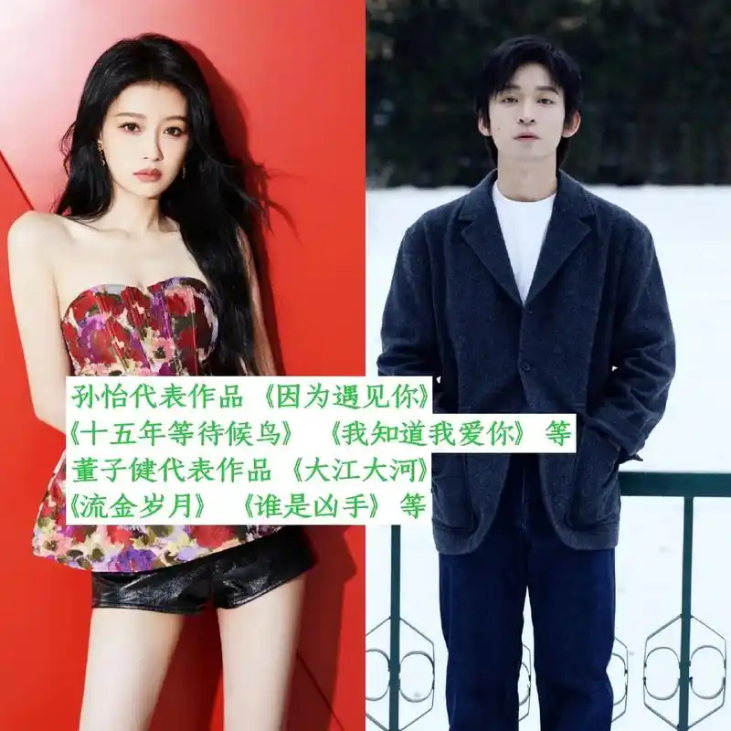 孙怡和董子健这对英年早婚的明星夫妻,很早结婚,曾经是真的很甜 - 抖