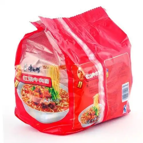 康师傅珍品红烧牛肉面(5连包 104g*5)