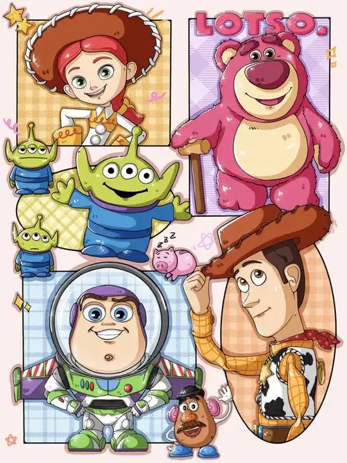 procreate分镜插画丨玩具总动员