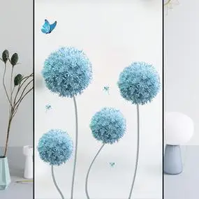 磨砂玻璃贴纸卧室防走光不透明透光浴室卫生间厨房推拉门自粘贴画