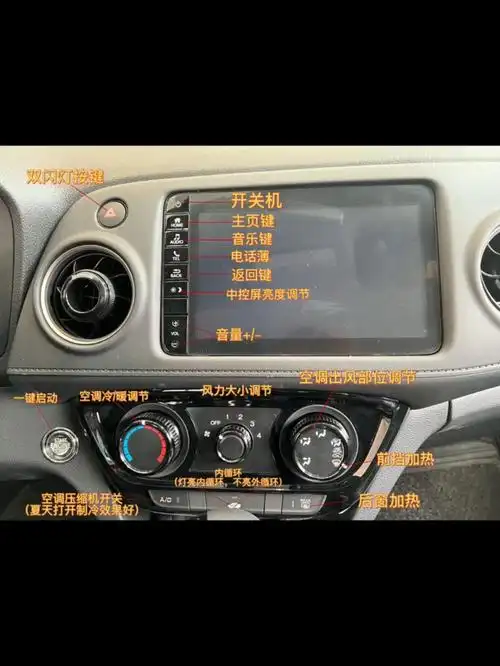 本田crv按键使用说明来咯