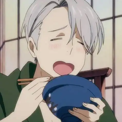 动漫男生头像冰上的尤里维克托