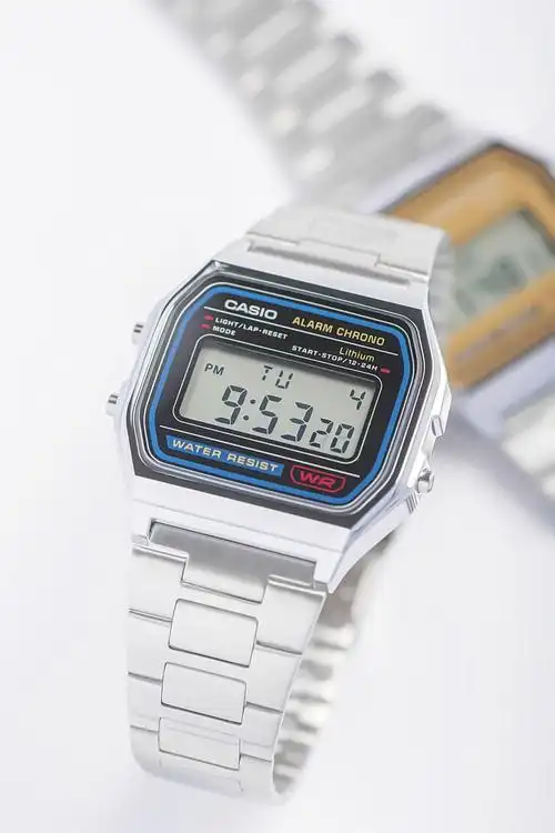 卡西欧小方块手表复古电子男表casio小银块方表 a158w/a168/f91w哆莫