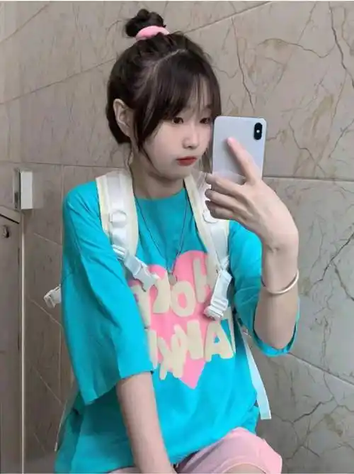 森马套装少女中学生小姐姐女生夏季港系洋气炸街甜酷少女感小个子宽松