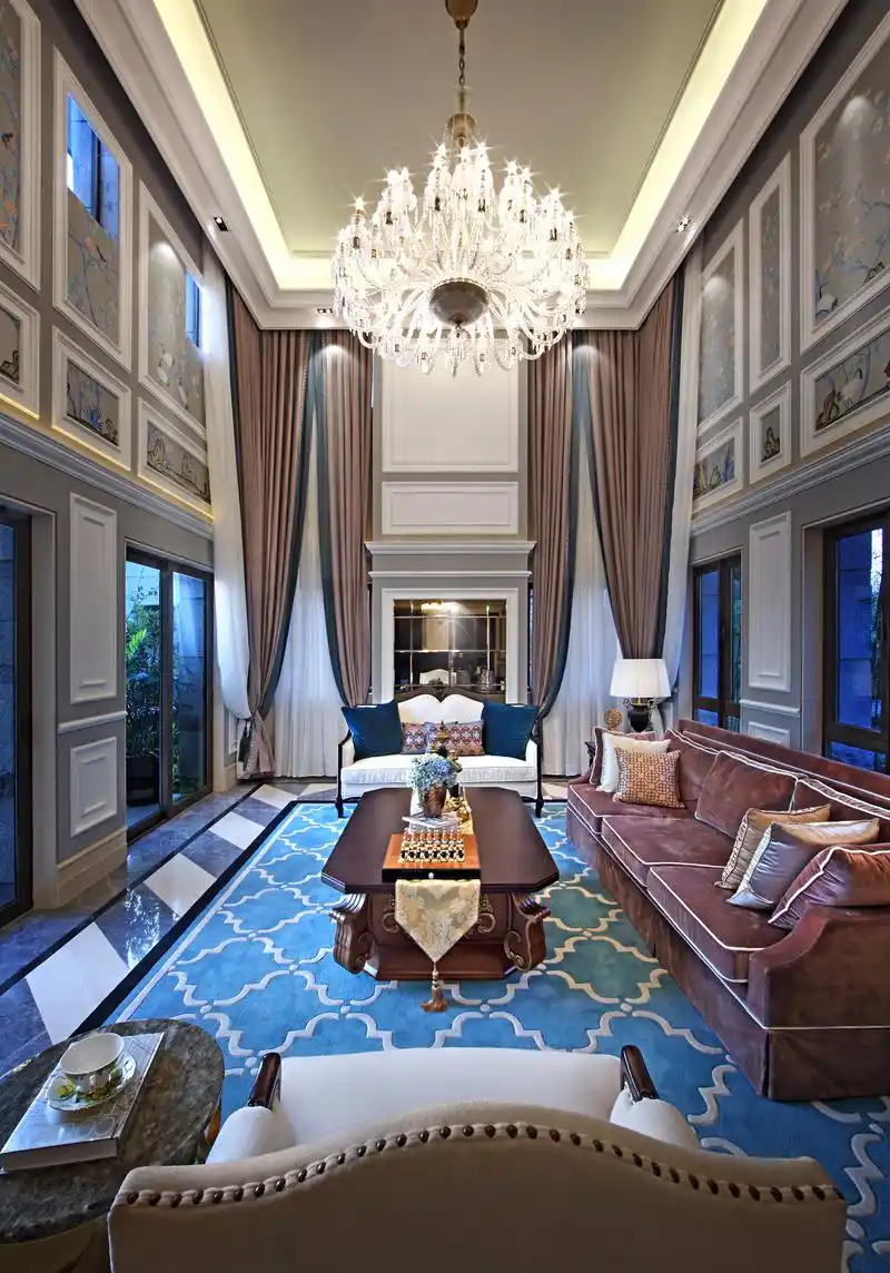 欧式风格客厅效果图案例_2023装修效果图-齐家网装修图片频道