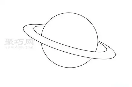 四步画火星简笔画小朋友们快来学