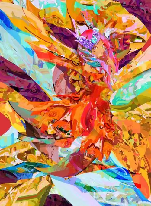 插画kevinadipisukev充满魔法色彩的画中世界