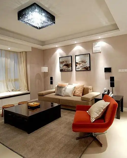 二居吊顶现代风格客厅装修效果图