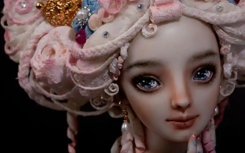 bjd娃娃西语生肉蓬巴杜夫人enchanteddollbjd超精美制作过程简介