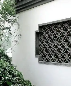 新中式别墅围墙