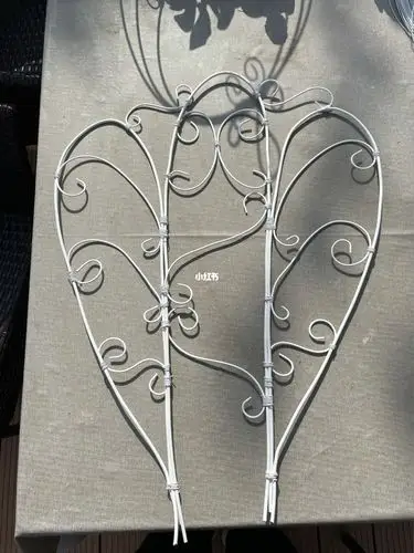 diy自制铁艺爬藤架做了拱门花架和棒棒糖