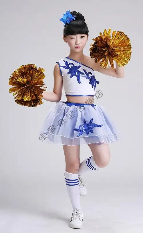儿童节啦啦操演出服少儿舞蹈团体操女款幼儿园拉拉队表演服装关注店铺