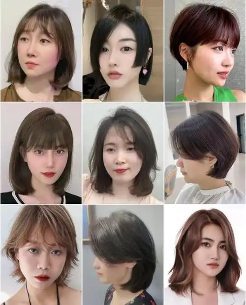 新时尚发型100多款,超短发瘦脸发应有尽有,喜欢别错过|脸型|微卷|卷发