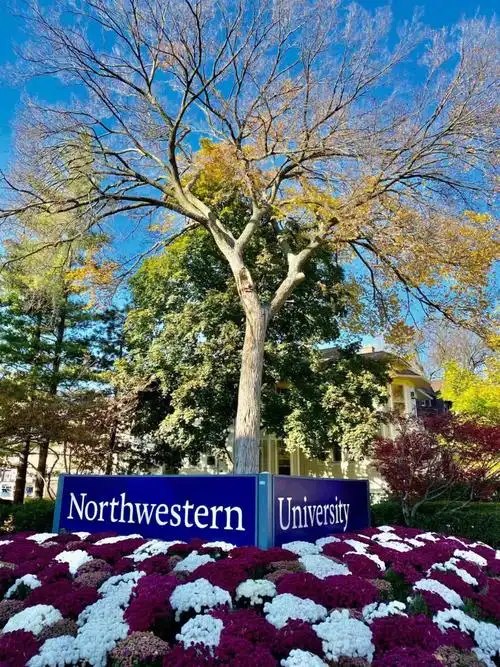 fallincampus美国西北大学的秋天好美