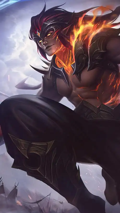 lol英雄联盟 疾风剑豪 亚索 yasuo 黑夜使者 手机壁纸