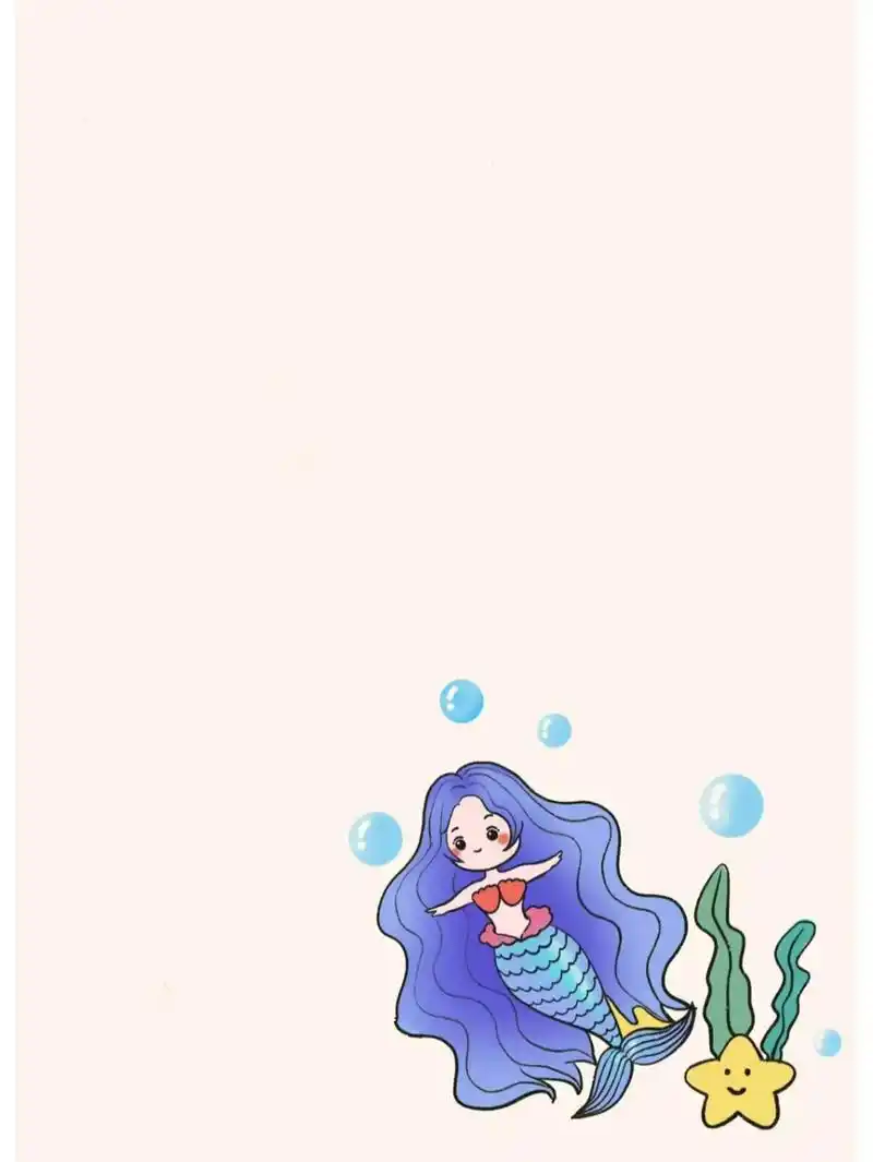 美人鱼.#简笔画 #画画 #儿童简笔画 - 抖音