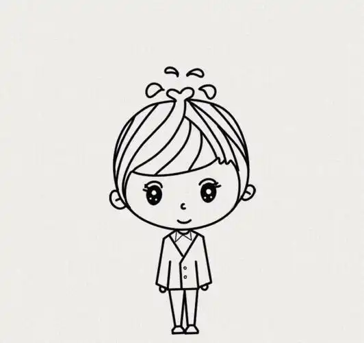 卡通小人简笔画卡通小人物简笔画可爱