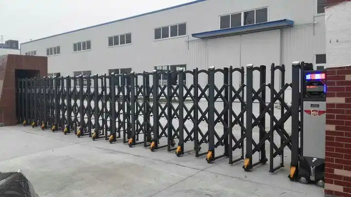 大许米厂伸缩门案例 -- 徐州出入口设备网