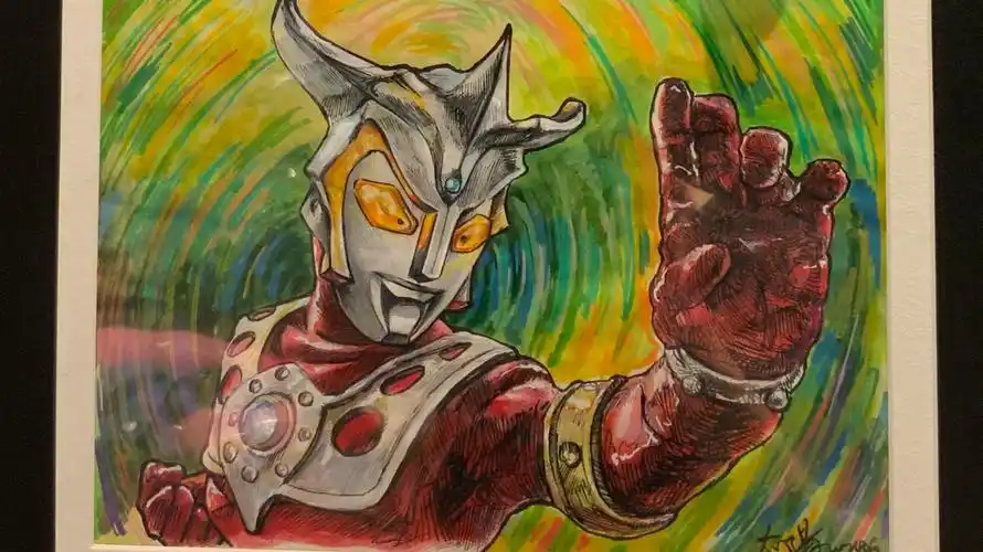 【手绘】画一幅 雷欧奥特曼!