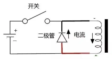 续流二极管在继电器中的作用