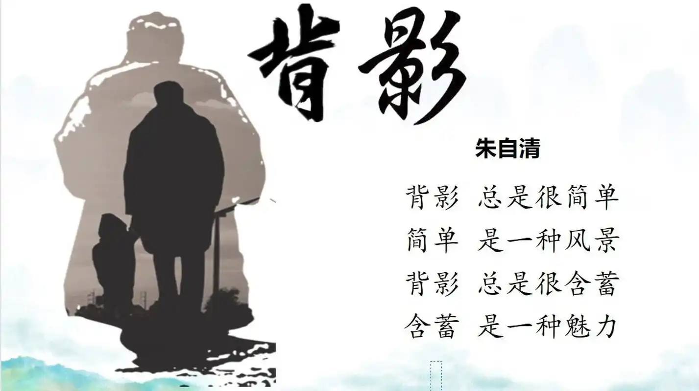 背影|朱自清先生|可以当公开课的教学设计 最近疫情,所以都是上网课